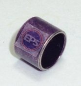 MS21980-281 GSC281 Outer sleeve Bronze Grounding Connector for shielded and coaxial cables, Inner Diameter .281, Length 1/4 inch, Purple, Military Specified (PRICE IS PER 100 PIECES)