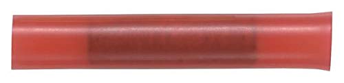Butt Splice Connector, Red, 1.150in., PK100