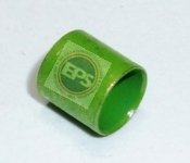 MS21980-219 GSC219 Outer sleeve Bronze Grounding Connector for shielded and coaxial cables, Inner Diameter .219, Length 1/4 inch, Green, Military Specified (PRICE IS PER 100 PIECES)