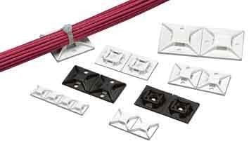 PANDUIT ABM1M-AT-C Cable Tie Mount, Hi Tmp. Adh., .50"x.50"