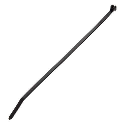 Panduit BT2I-M0 Cable Tie, Metal Barb, Intermediate, 8.0 Length, Black (Pack of 1000) by Panduit