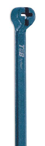 Cable Tie, Standard, 3.6 in., Blue, PK100