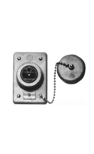 Crouse-Hinds DS96 Grounding Cover with Receptacle Housing