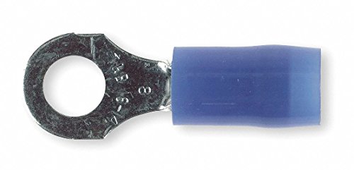 STA-KON Ring Terminal, Blue Nylon, Overlapped Seam, 18 to 14 AWG, 100 PK - pkg. of 100