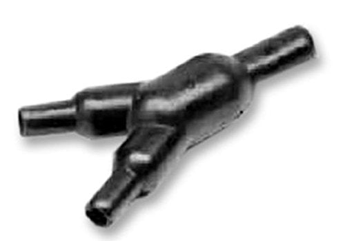 382A012-25/225-0 - Heat Shrink Boot, Molded Adhesive Lined, Y Transition, 0.52 , 13.2 mm, Black, 1.64 , 41.7 mm (Pack of 2) (382A012-25/225-0)