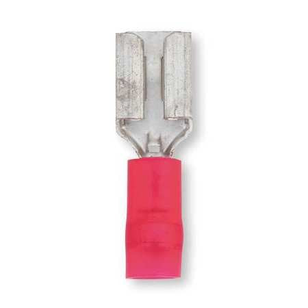Female Disconnect, Red, 22 to 18 Awg, Pk100