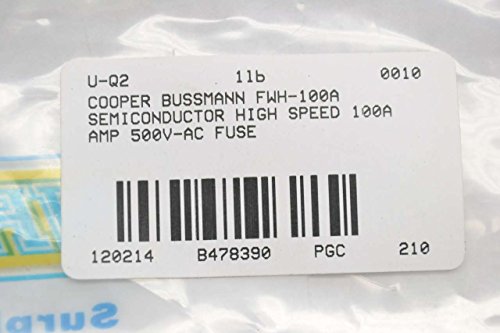 Bussmann FWH-100A Fuse, 100A, Fwh, 500Vac/Dc