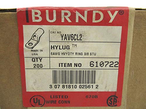 BURNDY YAV6CL2 (PKG of 200) NSFS
