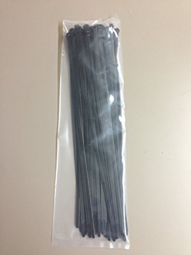 Thomas & Betts TY275MX Cable Tie 120lb 18" Ultraviolet Resistant Black Nylon with Stainless Steel Locking Device Bulk Pack (500 Pack)
