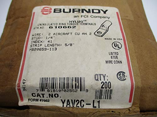 INDUSTRIAL MRO YAV2C-L1 (PKG of 200) NSFS-OEM