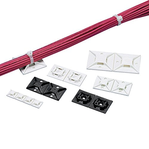 PANDUIT ABM2S-AT-D 4-WAY ADHESIVE CABLE TIE MOUNT HI-TEMP (QTY 500)