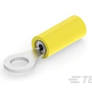 TE CONNECTIVITY / AMP 53073 TERMINAL, RING TONGUE, #6, CRIMP, YELLOW (100 pieces)