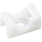 TC142, Cable Accessories Mounting Base Nylon 6/6 Natural Bulk (100 Items)