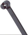 Thomas & Betts TY232MX Cable Tie, Miniature, UV Rated Nylon, Black, 8" Long, 1000/Bag