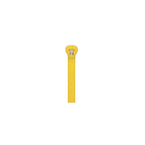 Thomas & Betts TY27M-4 Cable Tie, Nylon, 120 lb, 13", Yellow (Pack of 500)