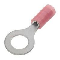 THOMAS & BETTS RA18-8 Terminal, Ring Tongue, 8, Crimp, RED