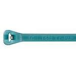 TYZ25M, Cable Ties, Standard Locking Tefzel Aquamarine 45mm 220N Automotive Bulk (10 Items)