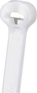 PANDUIT BT2M-M0 Cable Tie, Metal Barb, 7.9"L (201mm), Mi