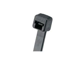 PANDUIT PLT4S-M0 Black Weather Resistant 14.5 " Long Standard Cross Section Cable Tie - 50 item(s)