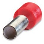 Ferrules Terminal 20AWG Copper Red 16.5mm Tin Pack of 166 - F2029