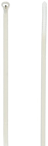 Ty-Rap TY523M Cable Tie 18 lb. 4" Natural Nylon with Stainless Steel Locking Device Distributor Pack 100 (Pack of 100)