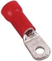 Abb - Thomas & Betts Terminal, Ring Tongue, 1/4In, Crimp, Red - RD8-14
