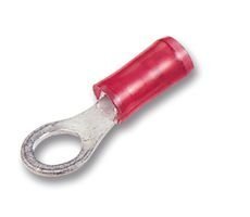 TE CONNECTIVITY/AMP 36153 TERMINAL, RING TONGUE, 10, CRIMP, RED (100 pieces)