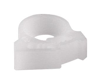 HELLERMANNTYTON SNP1.2510C2 SNAPPER HOSE CLAMP, POLYACETAL, WHITE, 7.52MM, PK100