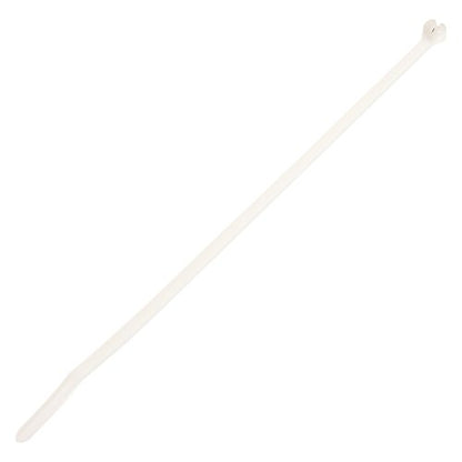 Panduit BT4LH-L Dome-Top Barb Ty Cable Tie, Nylon 6.6, Light-Heavy Cross Section, Plenum-Rated, Straight Tip, 120lbs Min Tensile Strength, 4" Max Bundle Diameter, 0.065" Thickness, 0.275" Width, 14.9" Length (Pack of 50)