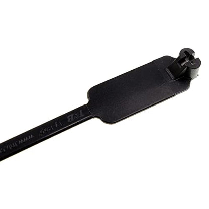 Ty-Rap TY524MX 2-Piece Standard Cable Tie, 5-1/2 in L x 0.14 in W x 0.05 in THK, Nylon