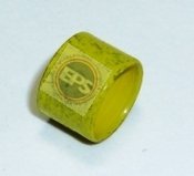 MS21980-312 GSC312 Outer sleeve Bronze Grounding Connector for shielded and coaxial cables, Inner Diameter .312, Length 1/4 inch, Yellow, Military Specified (PRICE IS PER 100 PIECES)