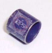 MS21980-225 GSC225 Outer sleeve Bronze Grounding Connector for shielded and coaxial cables, Inner Diameter .225, Length 1/4 inch, Purple, Military Specified (PRICE IS PER 100 PIECES)