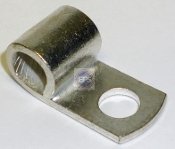 J673 Non-Insulated Flag Terminal Wire Range 2/0, Stud Size 3/8"
