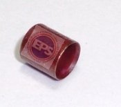 MS21980-194 GSC194 Outer sleeve Bronze Grounding Connector for shielded and coaxial cables, Inner Diameter .194, Length 1/4 inch, Red, Military Specified (PRICE IS PER 100 PIECES)