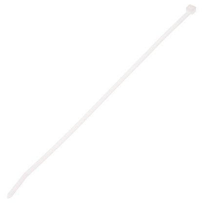 Panduit PLT3S-C Pan-Ty Cable Tie, Nylon 6.6, Standard Cross Section, Curved Tip, Plenum-Rated, 50lbs Min Tensile Strength, 3" Max Bundle Diameter, .052" Thickness, .190" Width, 11.5" Length (Pack of 100)