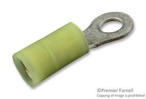 MOLEX 19073-0170 TERMINAL, RING TONGUE, #10, CRIMP YELLOW (100 pieces)