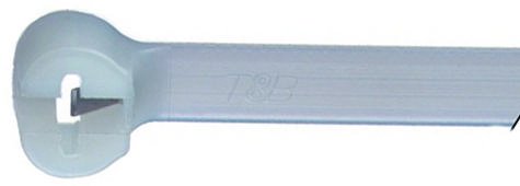 TY23M - Cable Tie, Ty Rap Self Lock, Nylon 6.6 (Polyamide 6.6), Natural, 91.95 mm, 2.36 mm, 15.88 mm (TY23M)