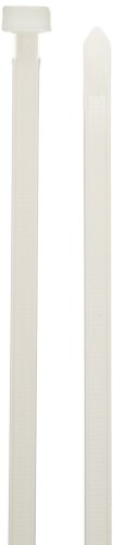 Panduit SST3S-M Cable Tie, 2 Piece, Standard, Nylon 6.6, 11.0-Inch Length, Natural (1,000-Pack)