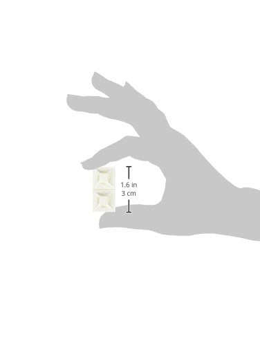 Panduit ABMM-A-C20 Cable Tie Mount, Adhesive Backed, 4-Way