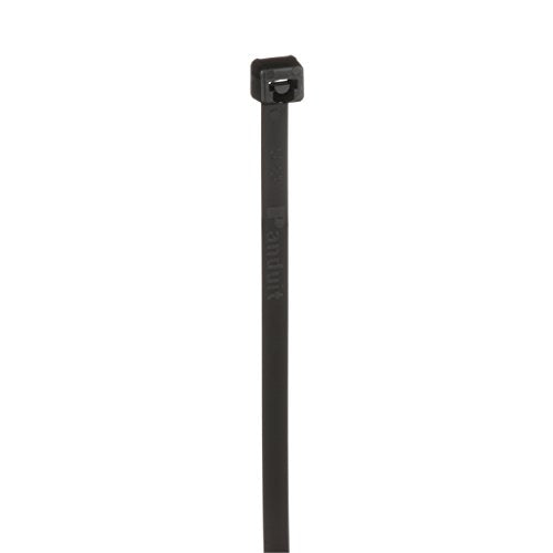 Panduit PLT3S-M100 Cable Tie, Standard, Weather Resistant Polypropylene, 11.5" Length, Black (1,000-Pack)