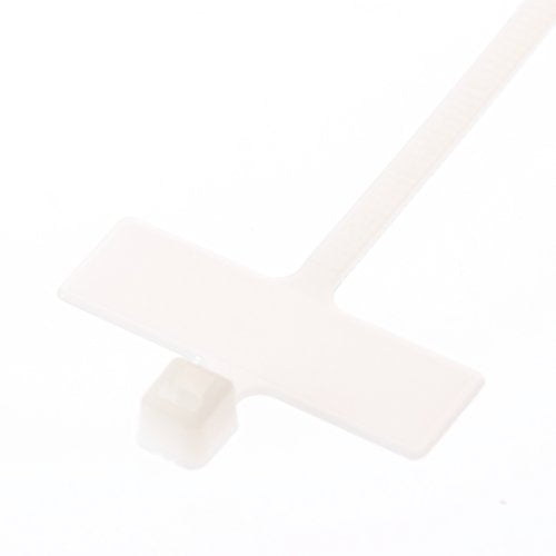 Panduit PL2M2S-D Marker Cable Tie, Wrap, Standard, Nylon 6.6, 7.4-Inch Length, Natural (500-Pack)