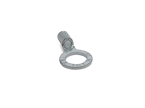 F72, Ring Tongue Terminal 4AWG Electrolytic Copper 34.29mm Electro Tin (25 Items)