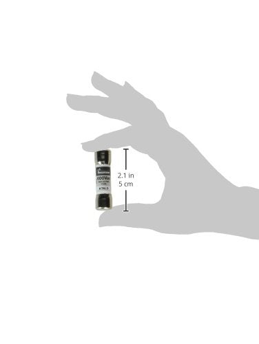 Bussmann KTK-3 3 Amp Limitron Fast Acting Supplementary Fuse Melamine Tube, 600V UL Listed