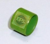 MS21980-297 GSC297 Outer sleeve Bronze Grounding Connector for shielded and coaxial cables, Inner Diameter .297, Length 1/4 inch, Green, Military Specified (PRICE IS PER 100 PIECES)