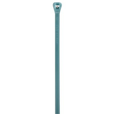 Thomas & Betts TYZ525M Ty-Rap Cable Tie 1.750 Inch Bundle Dia 0.184 Inch x 7.310 Inch 50 lb Tensile Strength Fluoropolymer Aqua