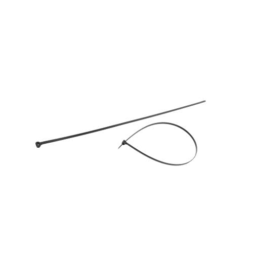 Cable Tie, Standard, 21.2 in., Black, PK50