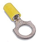 Thomas & Betts RC10-516 Ring Terminal, Nylon Insulated, 12 to 10 AWG, 5/16" Stud