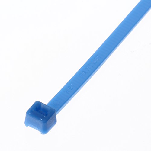 Panduit PLT3S-M6 Cable Tie, Standard, Nylon 6.6, 11.5-Inch Length, Blue (1,000-Pack)