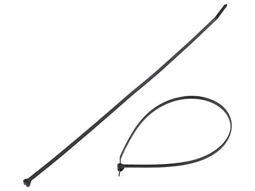 Cable Tie, Standard, 11.3 in, Blk, Pk1000