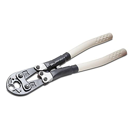 Burndy MD6 Hytool Hand-Operated Crimper with "BG" and "D3" Grooves, 9000 lbs Crimp Force, 25-3/8" Length